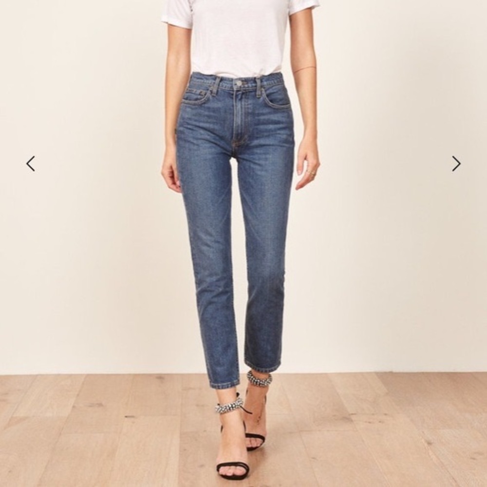 BNWT Reformation Julia cigarette jeans • Size 31